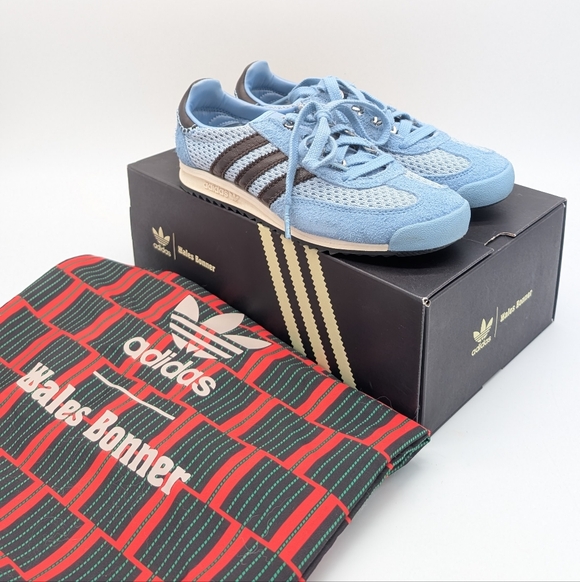 Wales Bonner Shoes - Adidas Wales Bonner SL76 Ash Blue Sneakers Size Womens 7.5